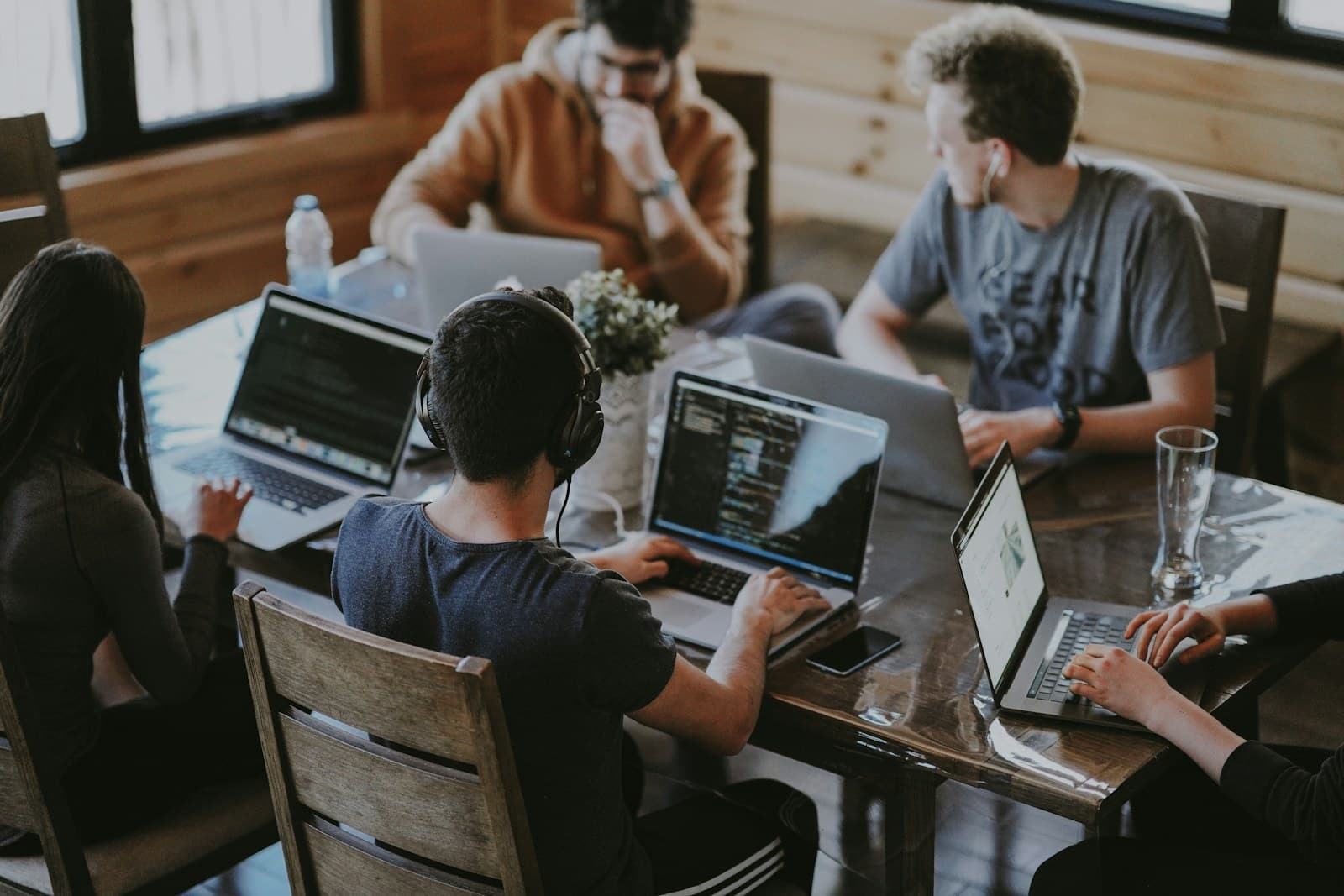 A team planning a WordPress website strategy